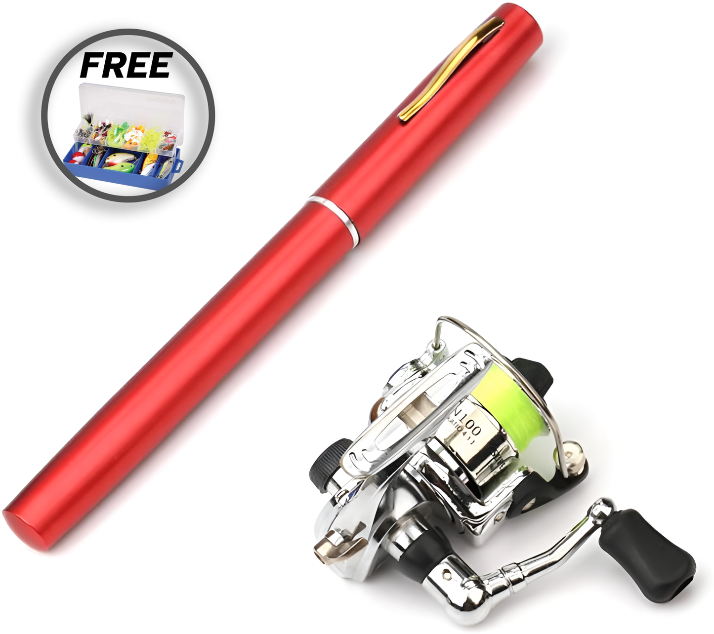 Pocket Fish™ Mini Fishing Pole